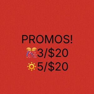 🎉🎉PROMOS 🎉🎉🎉